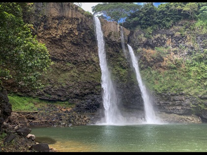 Waterfalls in Hawaii. 