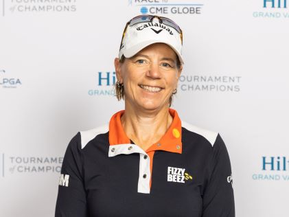 Portrait of Annika Sorenstam, a Hilton Grand Vacations celebrity Brand Ambassador