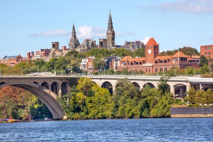 Historic Georgetown, waterway, Washington D.C.