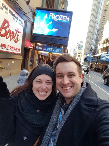 Two Hilton Grand Vacations Member taking a selfie in New York City