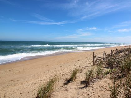 Beach at Kitty Hawk, North Carolina, part of the Outer Banks