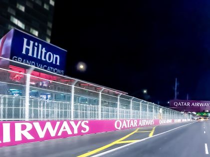 The track of the FORMULA 1 HEINEKEN SILVER LAS VEGAS GRAND PRIX