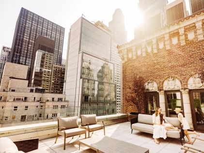 Balcony at The Quin, a Hilton Club in New York City