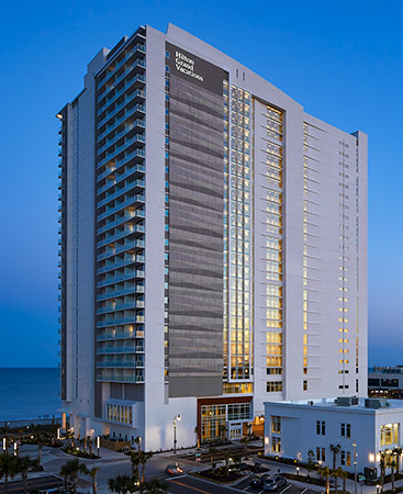Exterior of Ocean Enclave, a Hilton Grand Vacations Club